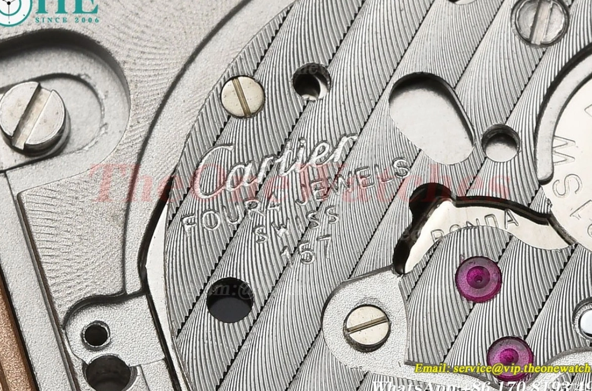 RG Silver Dial Quartz RG 8848F Tank 27mm Française 0418